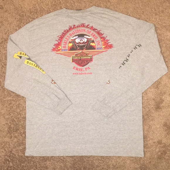 Harley Davidson “Erie,Pa” Shirt - Picture 4 of 6